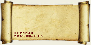 Julijana Rakovac vizit kartica